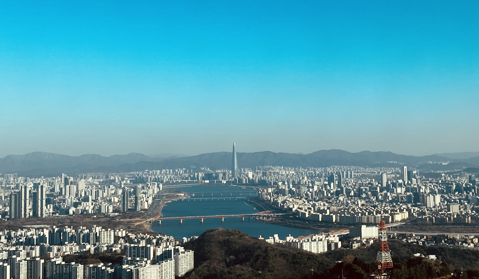 View of Seoul from Namsan Tower